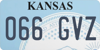 KS license plate 066GVZ