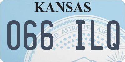 KS license plate 066ILQ