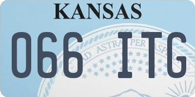 KS license plate 066ITG