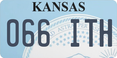 KS license plate 066ITH