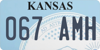 KS license plate 067AMH