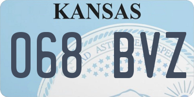KS license plate 068BVZ