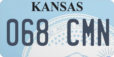 KS license plate 068CMN