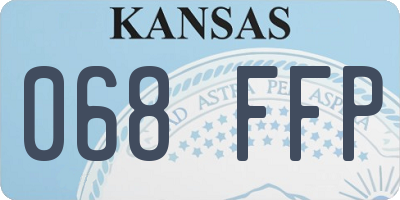 KS license plate 068FFP