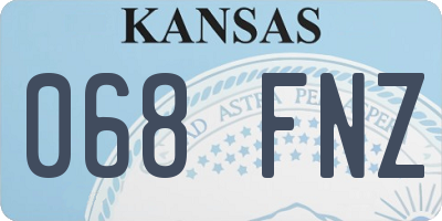 KS license plate 068FNZ