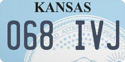 KS license plate 068IVJ