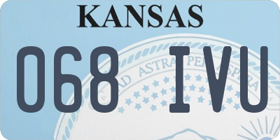 KS license plate 068IVU