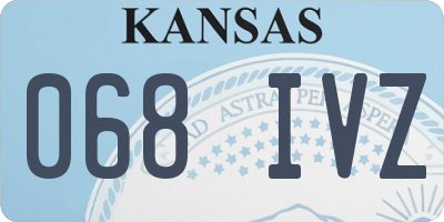 KS license plate 068IVZ