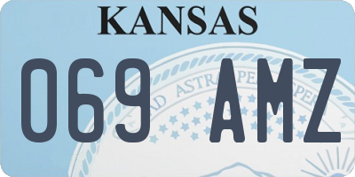 KS license plate 069AMZ
