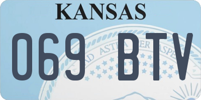 KS license plate 069BTV