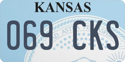 KS license plate 069CKS