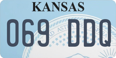 KS license plate 069DDQ