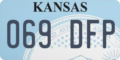 KS license plate 069DFP
