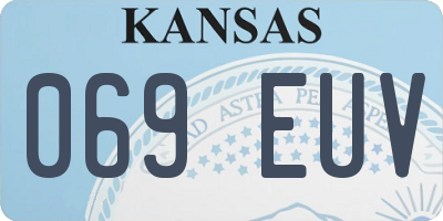 KS license plate 069EUV