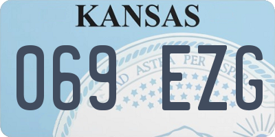 KS license plate 069EZG