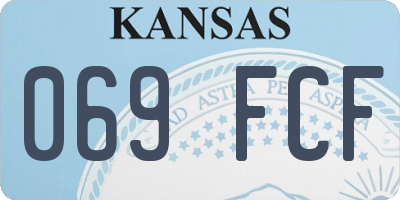 KS license plate 069FCF