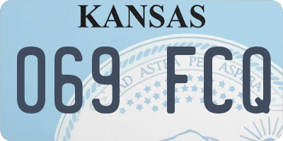 KS license plate 069FCQ