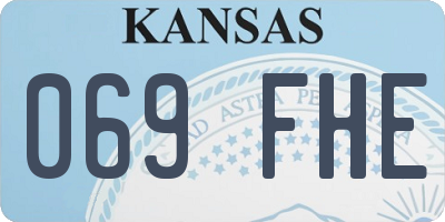 KS license plate 069FHE