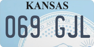 KS license plate 069GJL