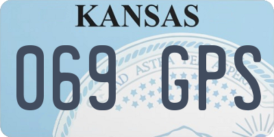 KS license plate 069GPS