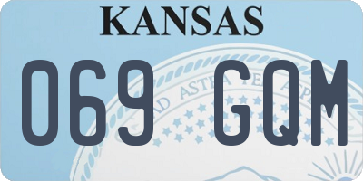 KS license plate 069GQM