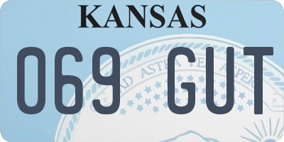 KS license plate 069GUT