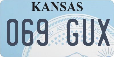 KS license plate 069GUX