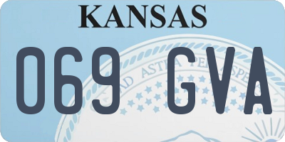 KS license plate 069GVA