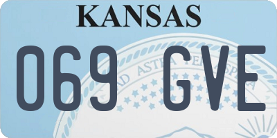 KS license plate 069GVE