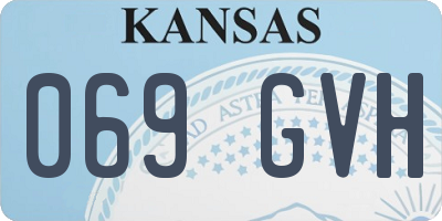 KS license plate 069GVH