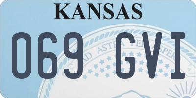 KS license plate 069GVI
