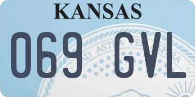 KS license plate 069GVL
