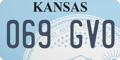 KS license plate 069GVO