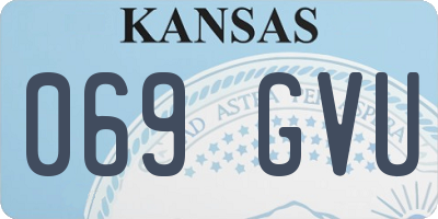 KS license plate 069GVU
