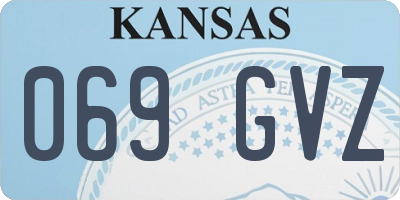 KS license plate 069GVZ