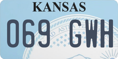 KS license plate 069GWH