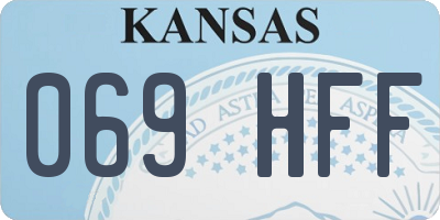 KS license plate 069HFF