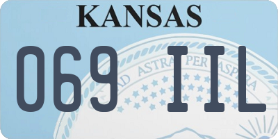KS license plate 069IIL