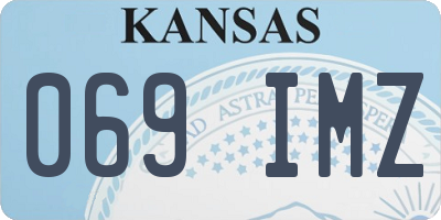 KS license plate 069IMZ