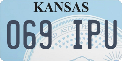 KS license plate 069IPU
