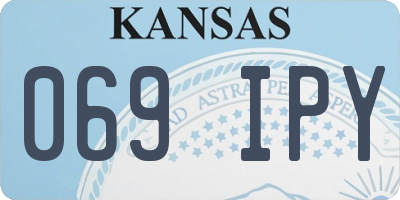 KS license plate 069IPY