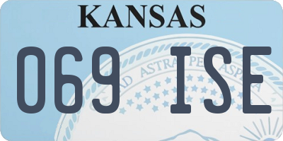 KS license plate 069ISE