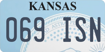 KS license plate 069ISN