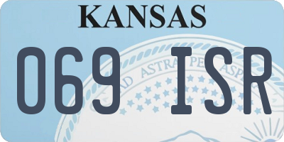 KS license plate 069ISR