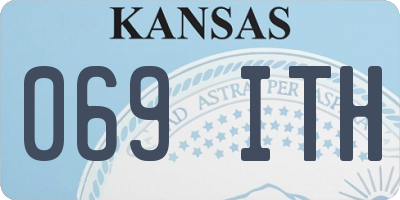 KS license plate 069ITH