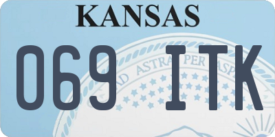 KS license plate 069ITK