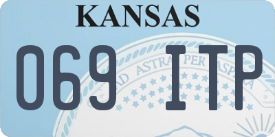 KS license plate 069ITP