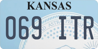 KS license plate 069ITR