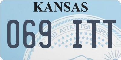KS license plate 069ITT