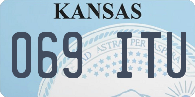 KS license plate 069ITU